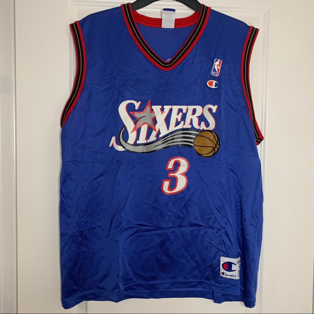 Retro NBA Allen Iverson Champion Jersey #3